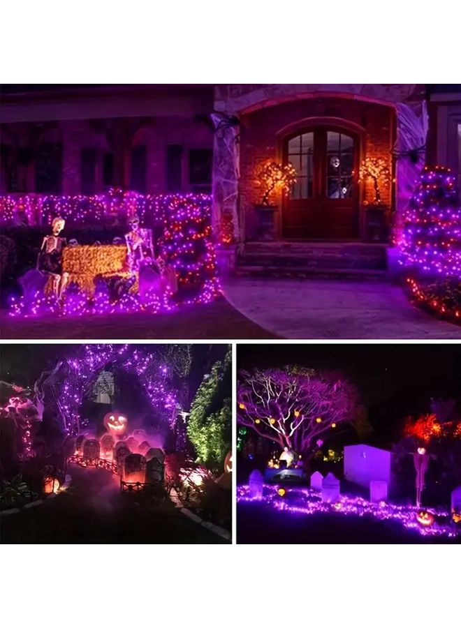 300 LEDs 105FT Colorful Solar LED Fairy Lights Outdoor Waterproof String Lights - Image 4